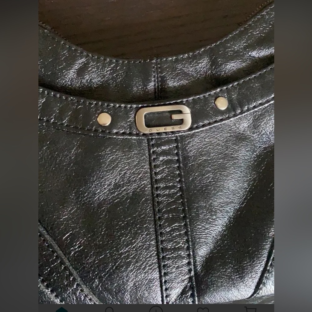 guess black purse